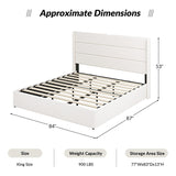 Rudolph Lift Up Storage Upholstered Platform Bed