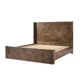 Rutilus King Bed-BROWN