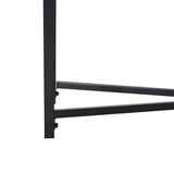 Arnold Versatile Elegance: Genuine Leather Bench with Button-Tufted Design
