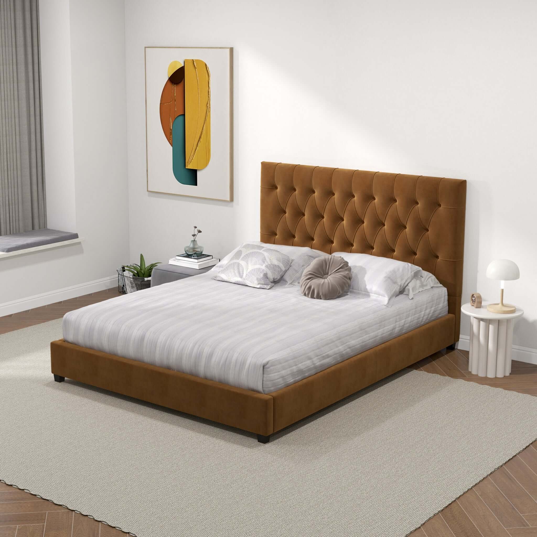 Donald Upholstered Platform Bed