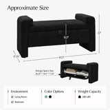 Baldesca Bench with Drawer: Quality Wood Frame & Versatile Use