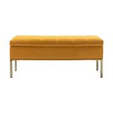 Egmund Upholstered Flip Top Storage Bench