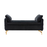 Angelo Upholstered Flip Top Storage Bench