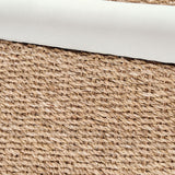 Candela Rattan Bench with Storage and Cream Cushion