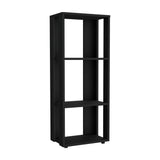 TUHOME Eco 39" Tall Four-Tier Bookcase with Open Shelves, Modern Vertical Storage Cabinet for Living Room, Bedroom or Office, Compact Display Unit for Books, Décor and Everyday Organization with Clean Contemporary Design