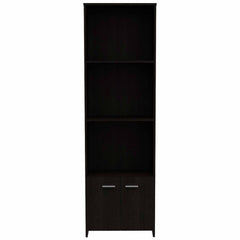 Easy Lisa Bookcase, Double Door Cabinet, Three Shelves