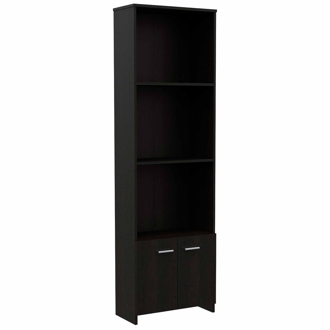 Easy Lisa Bookcase, Double Door Cabinet, Three Shelves