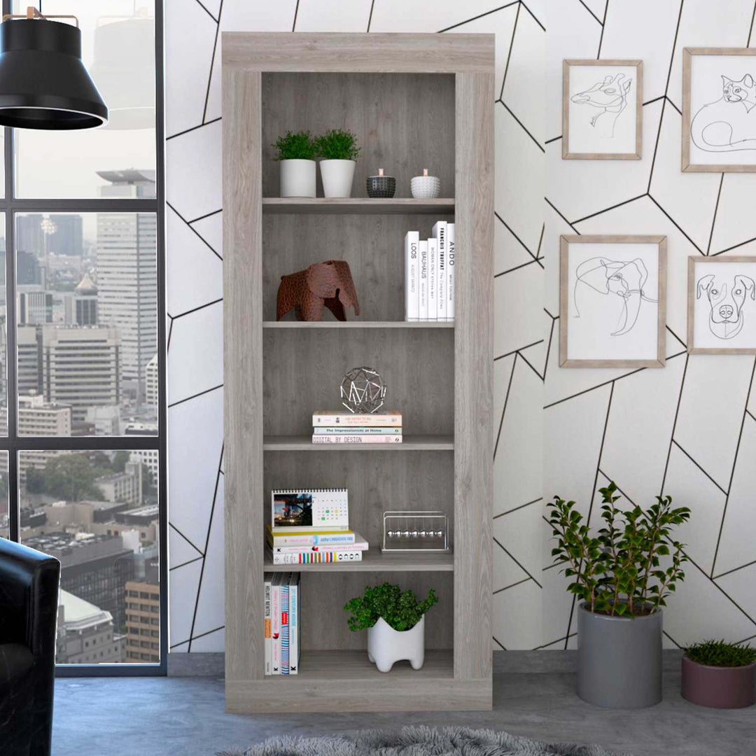 Andina Bookcase, Vertical Design, Five Shelves