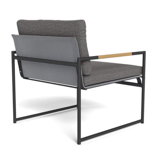 Breeze Lounge Chair (Aluminum Asteroid / Panama Grafito / Batyline Silver)