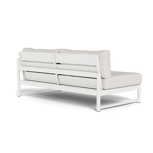 Shop Harbour Breeze Xl 2 Seat 1 Arm Right (Aluminum White / Cast Silver)