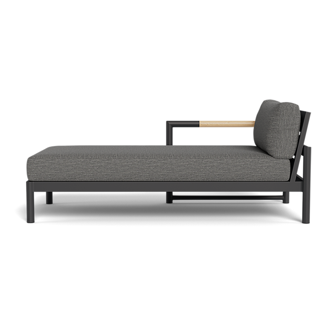 Shop Harbour Breeze Xl Chaise Left (Aluminum Asteroid / Cast Slate)