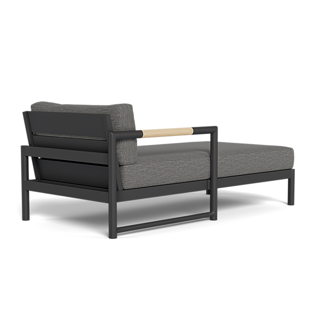 Shop Harbour Breeze Xl Chaise Left (Aluminum Asteroid / Cast Slate)