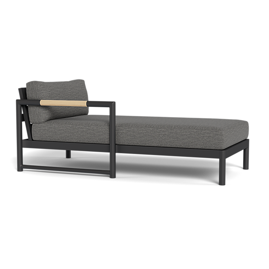 Shop Harbour Breeze Xl Chaise Left (Aluminum Asteroid / Cast Slate)