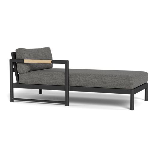 Shop Harbour Breeze Xl Chaise Left (Aluminum Asteroid / Cast Slate)