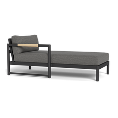 Shop Harbour Breeze Xl Chaise Left (Aluminum Asteroid / Cast Slate)