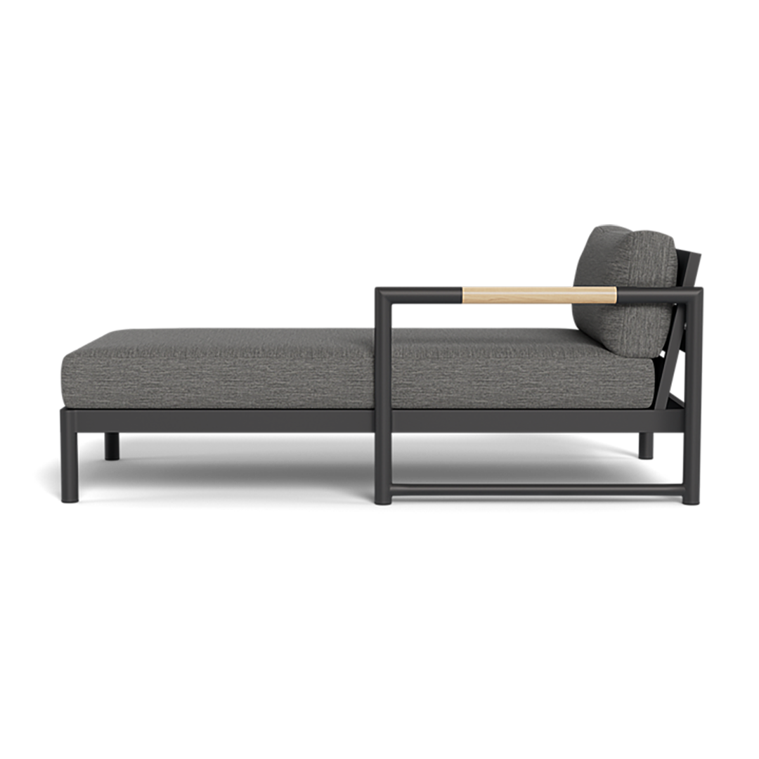 Shop Harbour Breeze Xl Chaise Right (Aluminum Asteroid / Cast Slate)