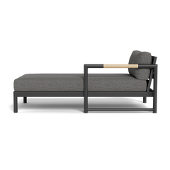 Shop Harbour Breeze Xl Chaise Right (Aluminum Asteroid / Cast Slate)