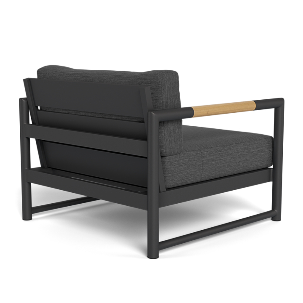 Shop Harbour Breeze Xl Lounge Chair (Aluminum Asteroid / Lisos Grafito)