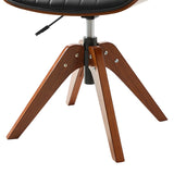 Griselda Adjustable Office Chair with Stable Wooden Structure & Ergonomic Backrest