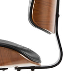 Griselda Adjustable Office Chair with Stable Wooden Structure & Ergonomic Backrest
