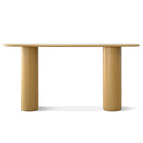 Baguette 60" Modern Oval Solid Wood Console Table