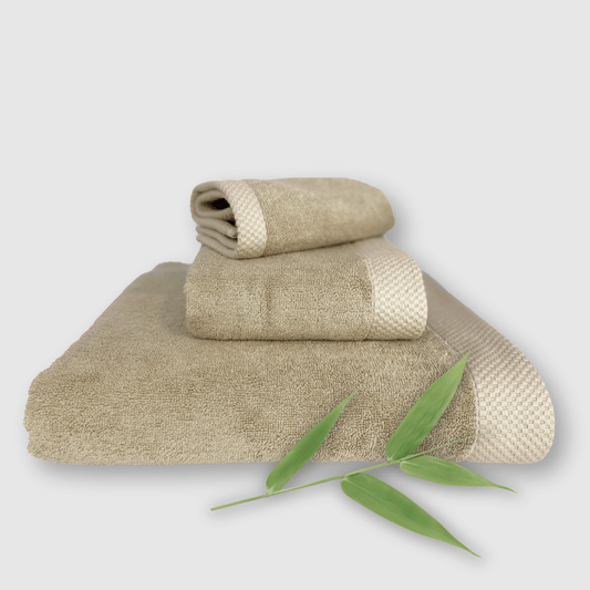 Bamboo 3 Piece Towel Set - Champagne