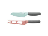 BergHOFF Leo 2Pc Cheese Set, Pink, Green