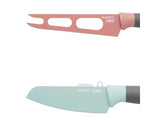 BergHOFF Leo 2Pc Cheese Set, Pink, Green