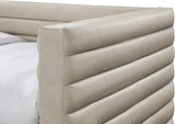 Beverly Twin Daybed with Trundle - Contemporary Design, Soft Vegan Leather, Space-Saving & Stylish