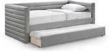 Beverly Twin Daybed with Trundle - Contemporary Design, Soft Vegan Leather, Space-Saving & Stylish