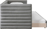 Beverly Twin Daybed with Trundle - Contemporary Design, Soft Vegan Leather, Space-Saving & Stylish