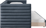 Beverly Twin Daybed with Trundle - Contemporary Design, Soft Vegan Leather, Space-Saving & Stylish