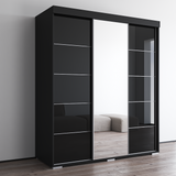 Aria 3D Wardrobe with Mirror