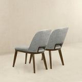 Blaken Light Grey Fabric Dining Chair (Set Of 2)