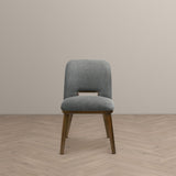 Blaken Dark Grey Fabric Dining Chair (Set Of 2)