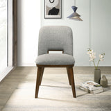 Blaken Light Grey Fabric Dining Chair (Set Of 2)