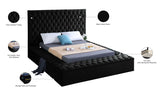 Bliss Contemporary Bed with Deep Tufting, Elegant Upholstery, and Versatile Storage Solutions