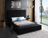 Bliss Contemporary Bed with Deep Tufting, Elegant Upholstery, and Versatile Storage Solutions