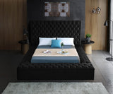 Bliss Contemporary Bed with Deep Tufting, Elegant Upholstery, and Versatile Storage Solutions