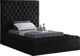 Bliss Contemporary Bed with Deep Tufting, Elegant Upholstery, and Versatile Storage Solutions