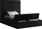 Bliss Contemporary Bed with Deep Tufting, Elegant Upholstery, and Versatile Storage Solutions