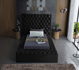 Bliss Contemporary Bed with Deep Tufting, Elegant Upholstery, and Versatile Storage Solutions