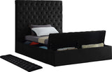Bliss Contemporary Bed with Deep Tufting, Elegant Upholstery, and Versatile Storage Solutions