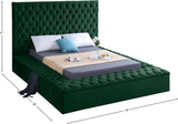 Bliss Contemporary Bed with Deep Tufting, Elegant Upholstery, and Versatile Storage Solutions