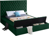 Bliss Contemporary Bed with Deep Tufting, Elegant Upholstery, and Versatile Storage Solutions