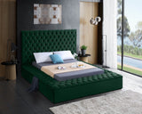 Bliss Contemporary Bed with Deep Tufting, Elegant Upholstery, and Versatile Storage Solutions
