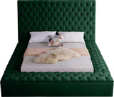 Bliss Contemporary Bed with Deep Tufting, Elegant Upholstery, and Versatile Storage Solutions