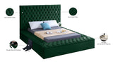 Bliss Contemporary Bed with Deep Tufting, Elegant Upholstery, and Versatile Storage Solutions
