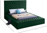 Bliss Contemporary Bed with Deep Tufting, Elegant Upholstery, and Versatile Storage Solutions