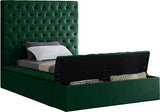 Bliss Contemporary Bed with Deep Tufting, Elegant Upholstery, and Versatile Storage Solutions
